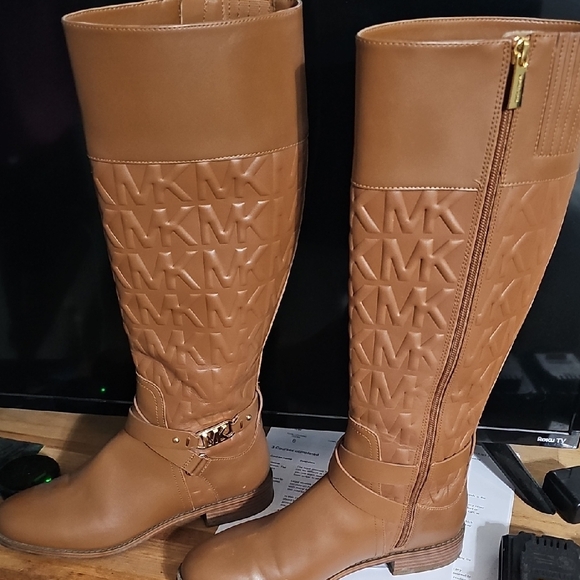 Michael Kors Tan Knee-High Boots - Picture 1 of 1